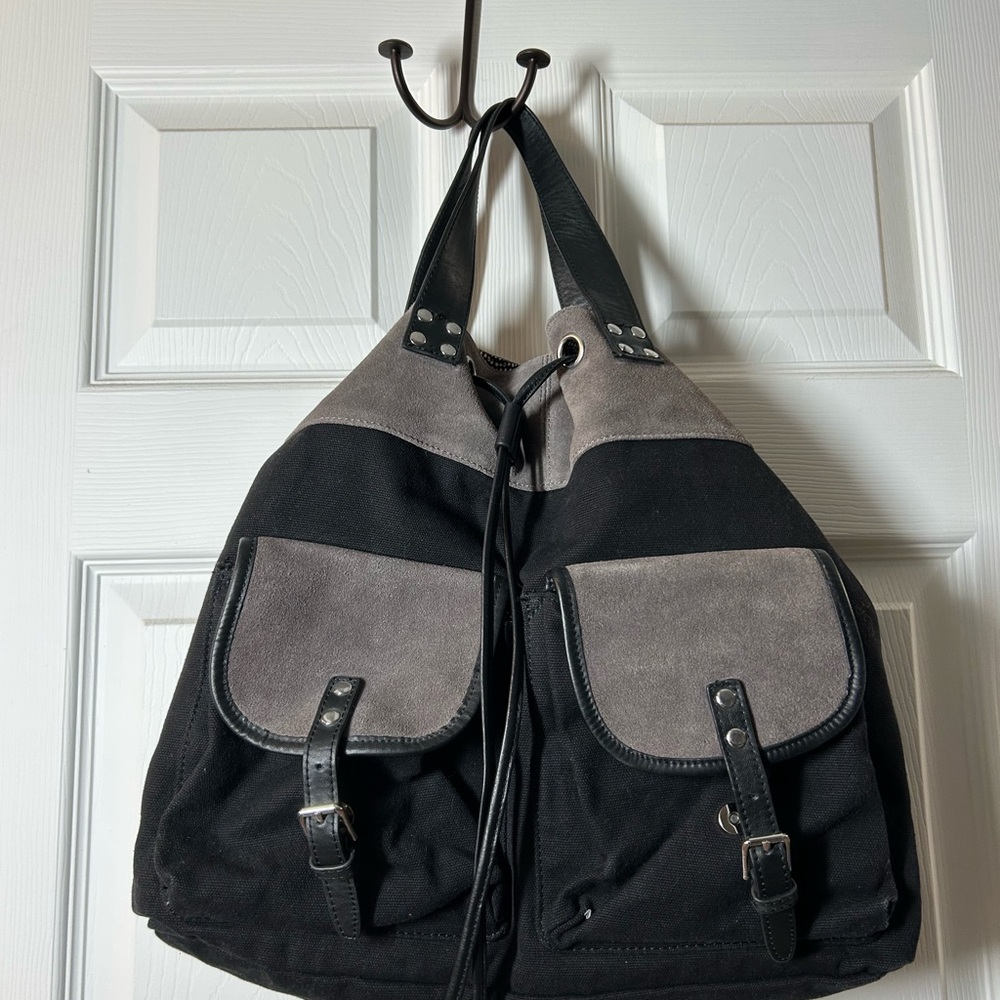 Stylish Black and Gray Bag